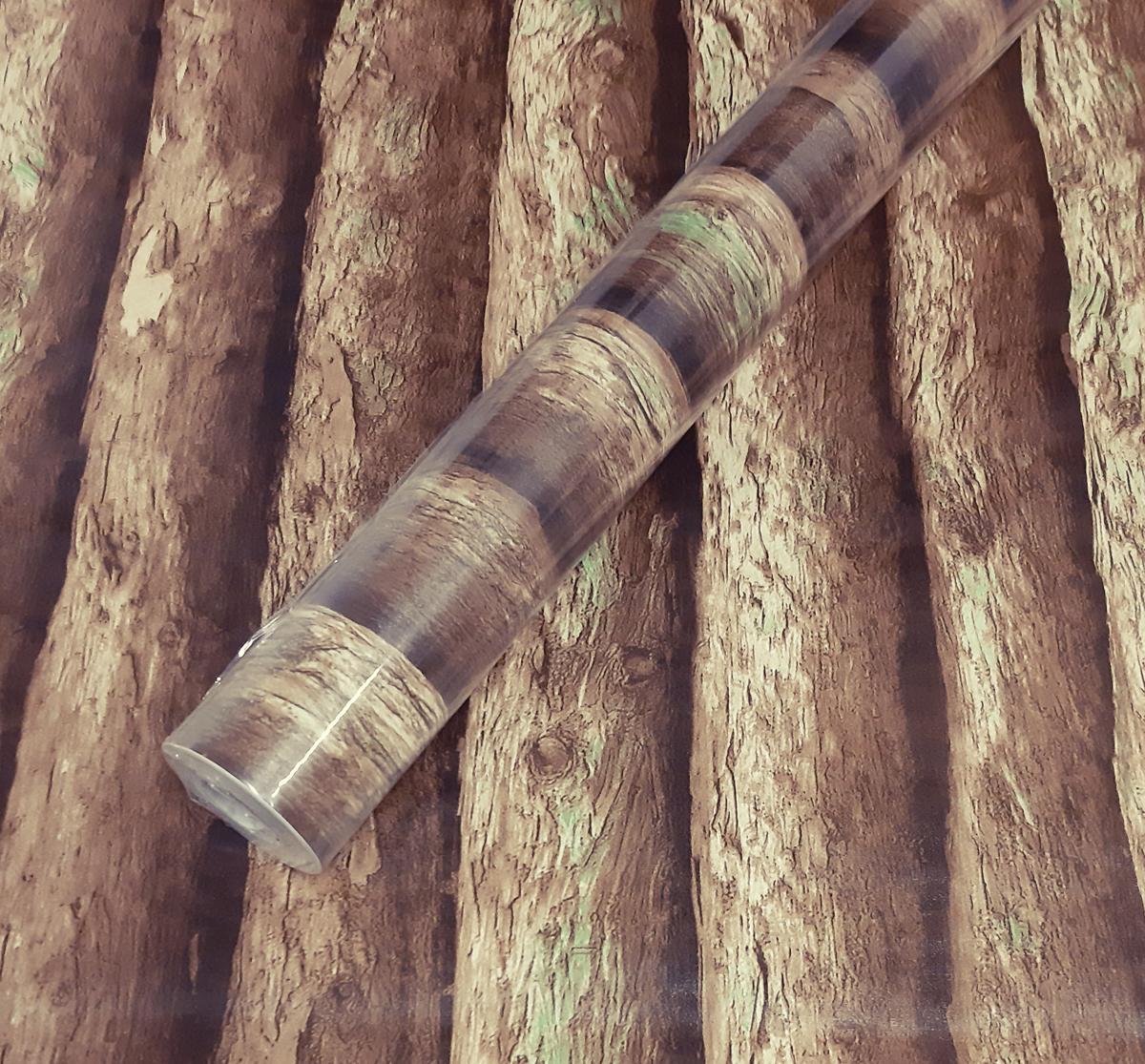 Holz Baumstamm braun grün